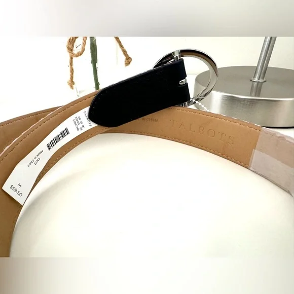 🦞 Brand New 42” Talbots Striped Nautical Belt with Red Lobster Embroidery NWT ⚓️ - Picture 8 of 9